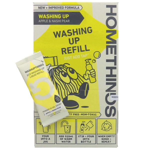 Homethings | Washing Up Liquid Refill Tabs - Apple & Nashi Pear, 18 Tabs | tablets Discount