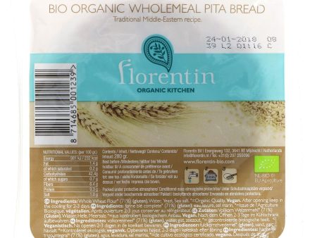 Florentin | Pitta Bread - Wholemeal | 280G Fashion