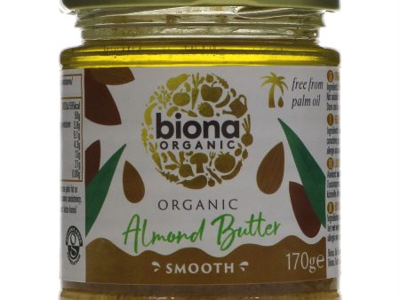 Biona | Almond Butter Smooth Organic | 170G Online