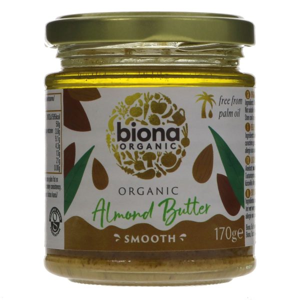 Biona | Almond Butter Smooth Organic | 170G Online