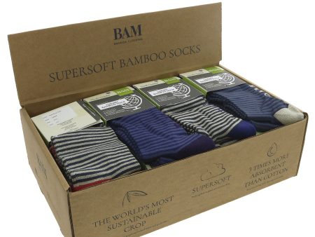 Bamboo Clothing | Mixed Design Socks: 4 - 7 | 1 Online Sale