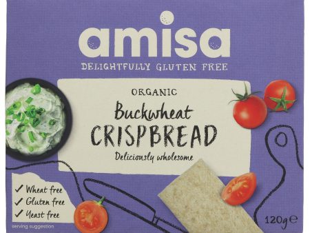 Amisa | Crispbread - Buckwheat W grain | 120g on Sale