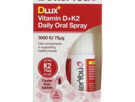 Better You | DLUX Vitamin D + K2 Spray - Daily Oral Spray | 12ml Sale