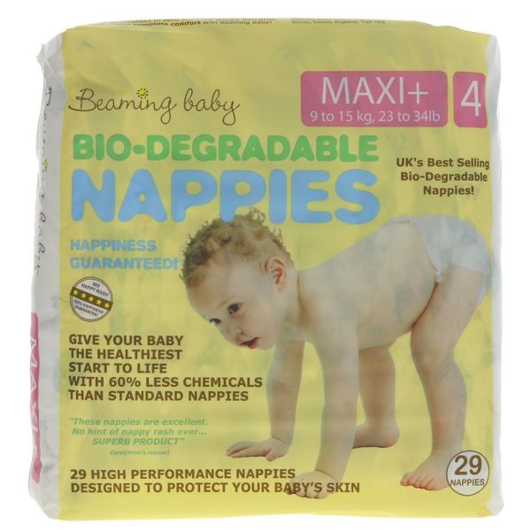 Beaming Baby | Bio Degradable - Maxi Plus - 9 - 15kg   Size 4 | 29 Online Hot Sale