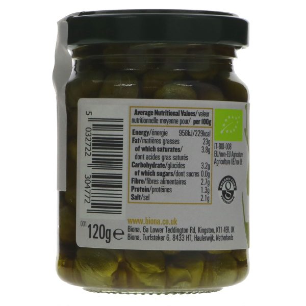 Biona | Capers In Olive Oil | 120G Sale