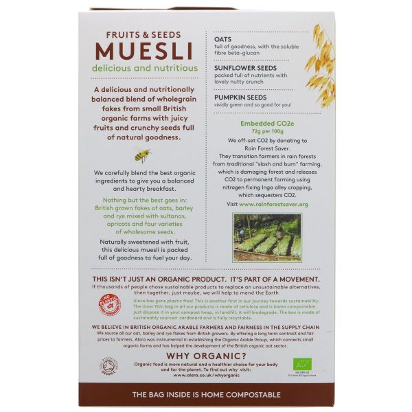 Alara | Fruits and Seeds Muesli | 650g Cheap