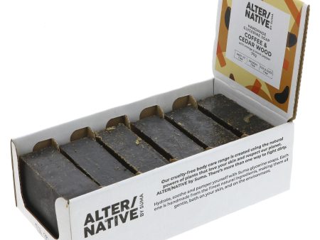 Alter Native | Glycerine Soap - Coffee & Cedar - Invigorating-with black pepper | 90g For Discount