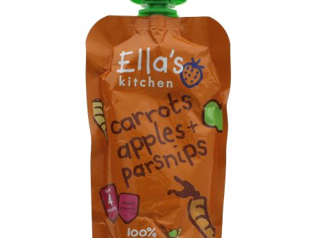 Ella s Kitchen | Carrot, Apple & Parsnip | 120g For Sale