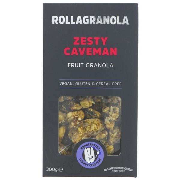 Rollagranola | Zesty Caveman Granola | 300g Online Hot Sale