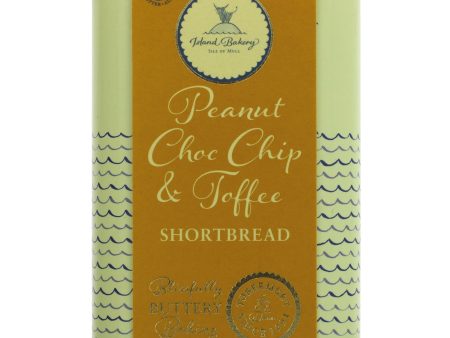 Island Bakery | Peanut Toffee Choc Shortbr Tin - Organic Shortbread Tin | 215g Supply