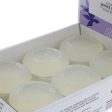 Alter Native | Glycerine Soap - White Lavender - Round soap bar | 90g For Sale