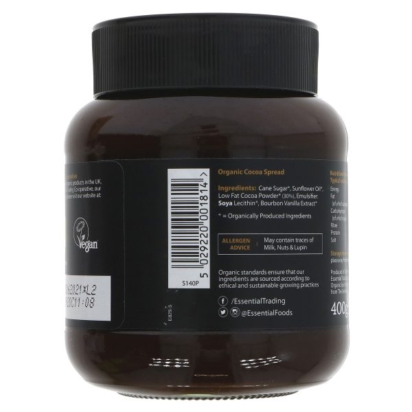 Essential Trading | Dark Chocolate Spread | 400g Online Hot Sale