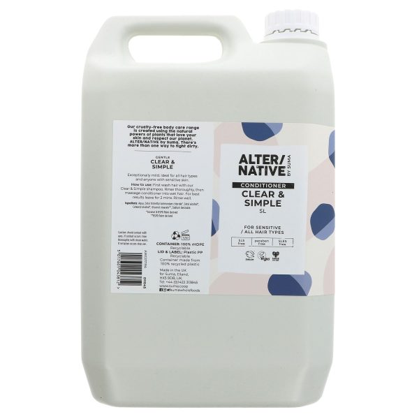 Alter Native | Conditioner - Clear & Simple - Sensitive for all hair types | 5l Fashion