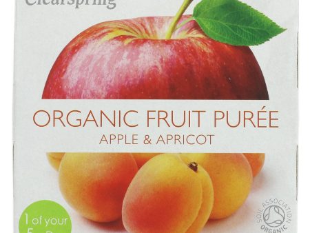 Clearspring | Apple & Apricot Puree - Org | 2X100G For Cheap