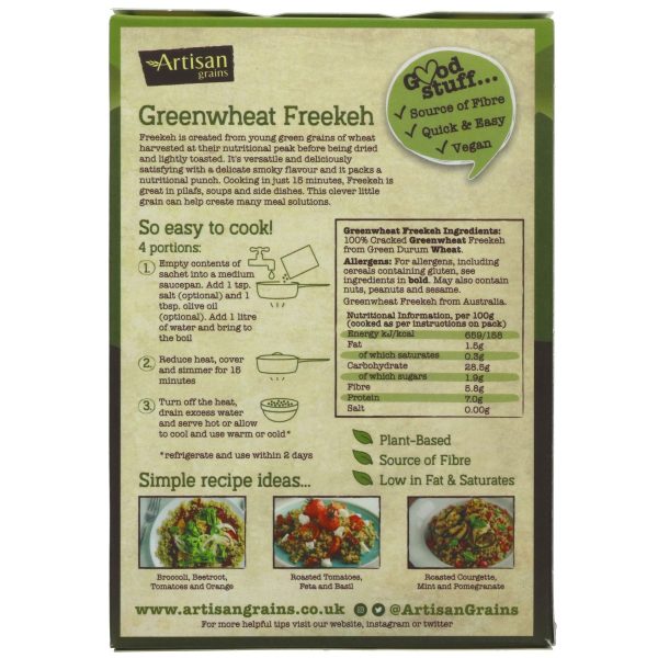 Artisan Grains | Greenwheat Freekeh | 200g Sale