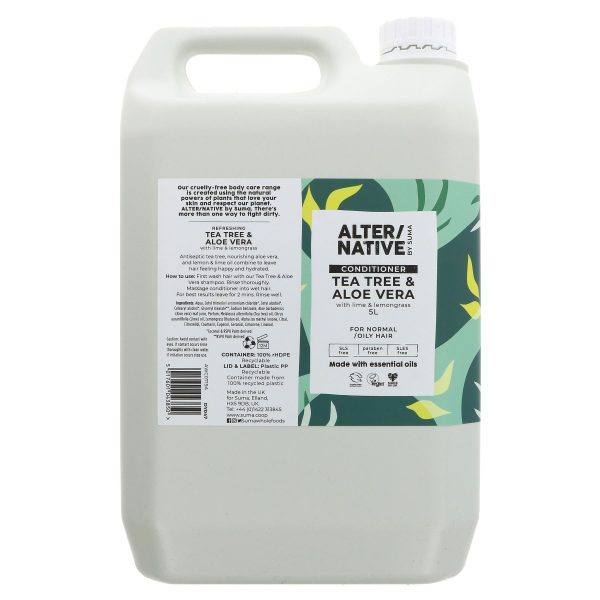 Alter Native | Conditioner - Tea Tree & Aloe - Normal oily hair | 5l Supply