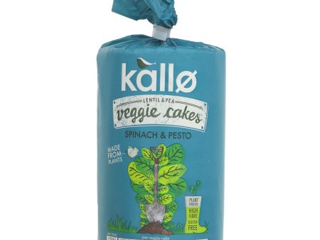 Kallo | Spinach & Pesto Veggie Cakes | 122G Cheap