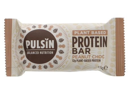 Pulsin | Peanut Choc Protein Bar | 50G on Sale