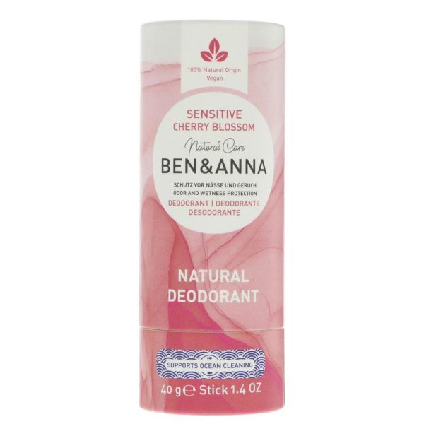 Ben & Anna | Natural Deodorant - Sensitive Japanese Cherry Blossom | 40g Online Sale