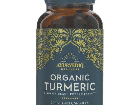 Ayurvediq Wellness | Organic Turmeric | 120 capsules Fashion