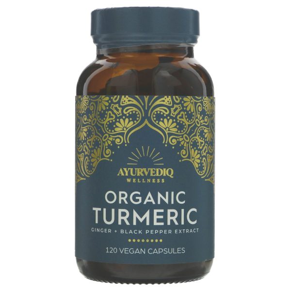 Ayurvediq Wellness | Organic Turmeric | 120 capsules Fashion