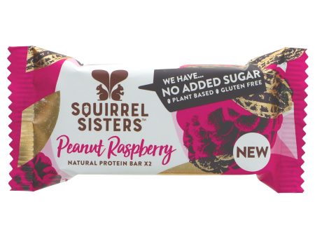 Squirrel Sisters | Peanut Raspberry - Natural Protein Bar | 40g Cheap