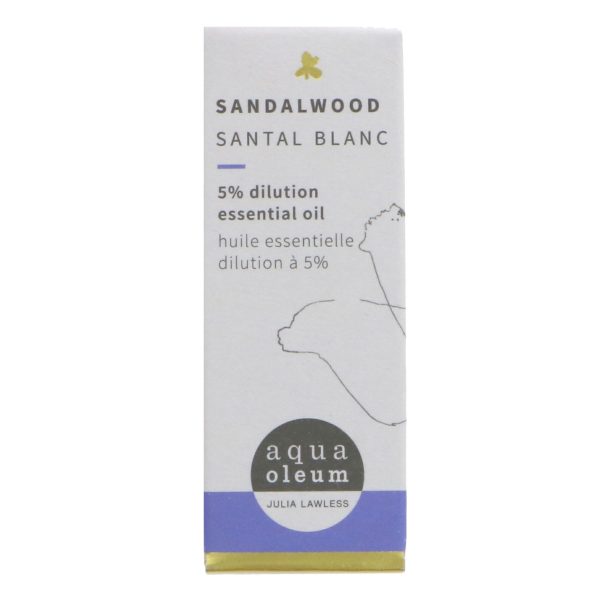 Aqua Oleum | Sandalwood - 5% dilution - Santalum Album-New Caledonia | 10ml on Sale