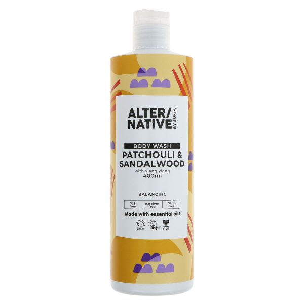 Alter Native | Body Wash - Patchouli - Balancing with ylang ylang | 400ml For Sale