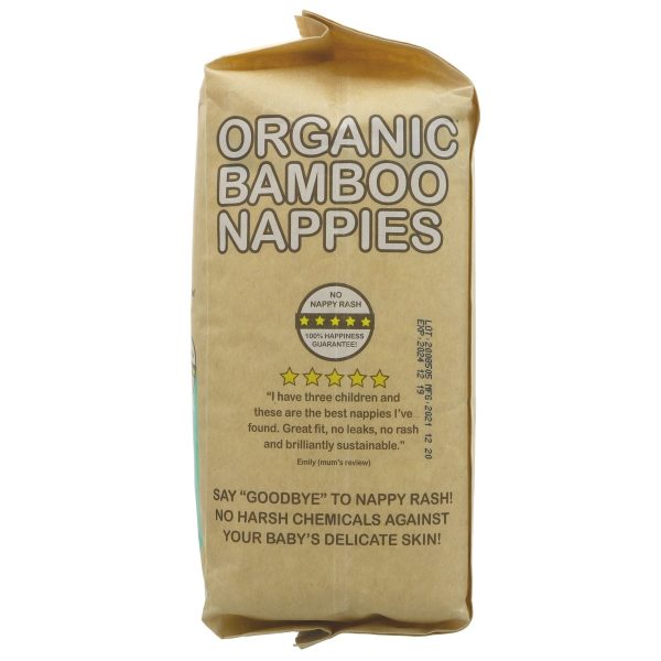 Beaming Baby | Organic Bamboo Nappies Size 5 - 15-19kg, 22 pcs bag | 22 Online now