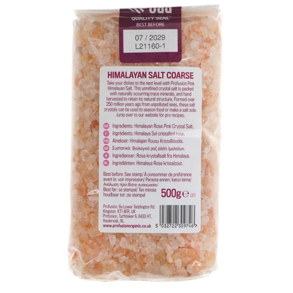 Profusion | Pink Himalayan Salt - Coarse | 500g For Cheap