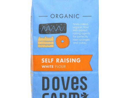 Doves Farm | White Self Raising Flour - White Bag Blue Logo | 1kg For Sale