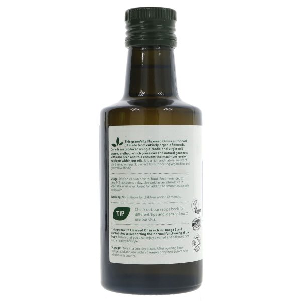 Granovita | Flax Oil - Organic | 260ML on Sale