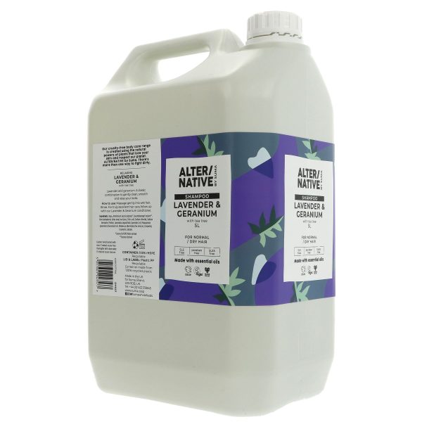 Alter Native | Shampoo - Lavender & Geranium - Normal dry hair | 5l Hot on Sale