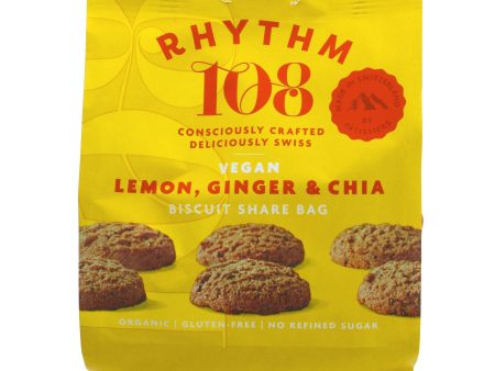 Rhythm 108 | Lemon Ginger Chia Biscuits | 135G Online