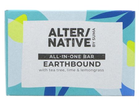 Alter Native | All-In-One - Earthbound Bar - With tea tree lime & lemongrass | 95g Fashion