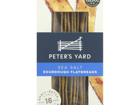 Peter s Yard | Sourdough Flatbreads Sea Salt | 115g Online now