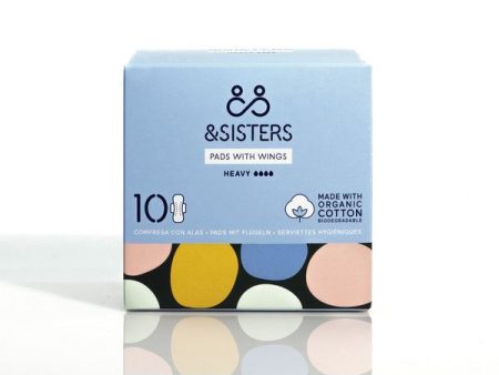 & Sisters | Pads with Wings - Heavy | 10 pads Hot on Sale