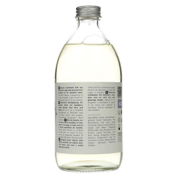 Ben & Anna | Mouthwash - Sensitive - Palm oil free In a glass btl | 500ml For Sale