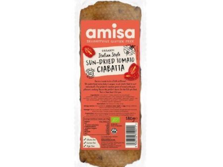 Amisa | Sundried Tomato Ciabatta | 180g on Sale