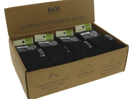 Bamboo Clothing | Black Socks - size 8-11 - | 1 Pair Discount