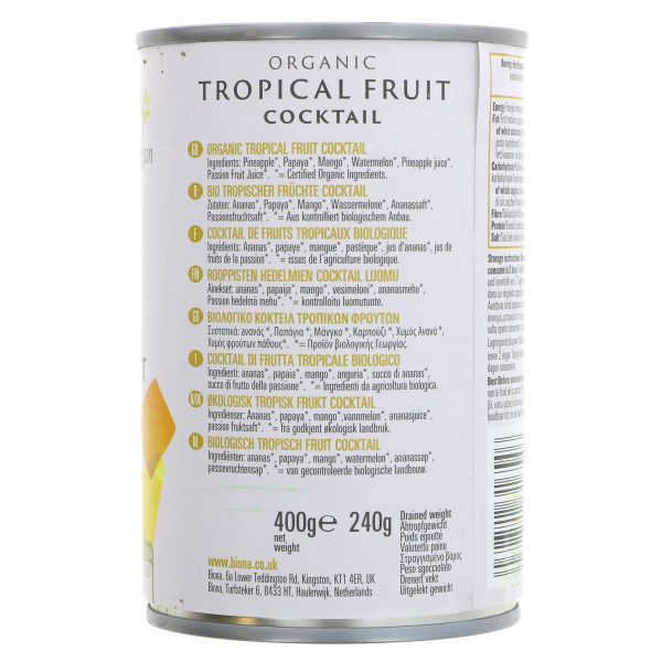 Biona | Tropical Fruit Cocktail | 400G For Discount