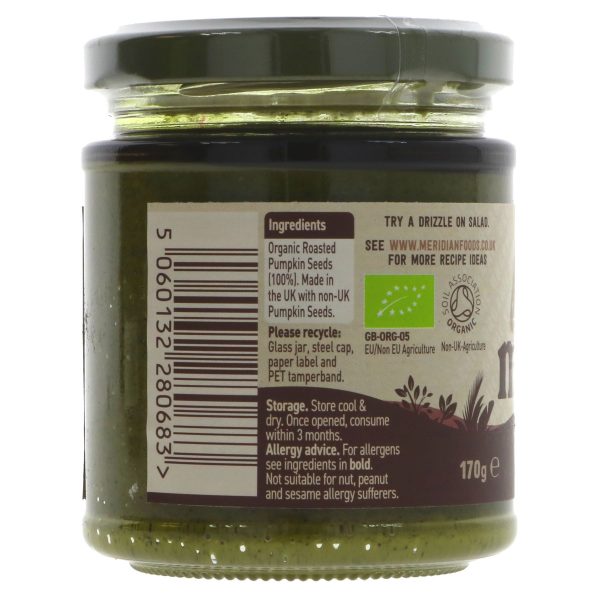 Meridian | Pumpkin Seed Butter - Og | 170G Fashion