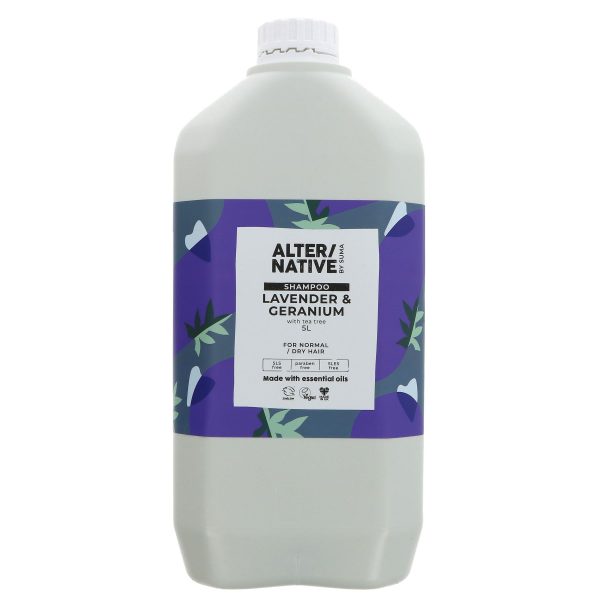 Alter Native | Shampoo - Lavender & Geranium - Normal dry hair | 5l Hot on Sale