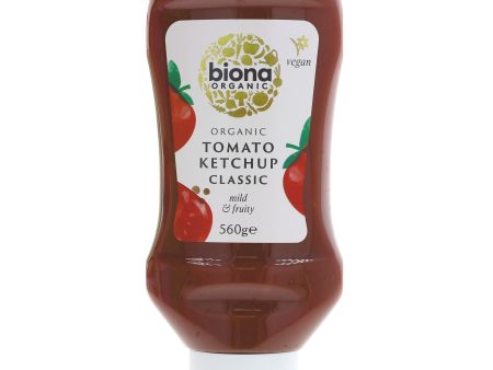 Biona | Classic Tomato Ketchup Squeezy | 560G For Sale