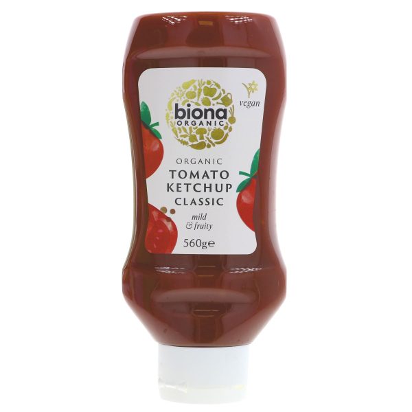 Biona | Classic Tomato Ketchup Squeezy | 560G For Sale