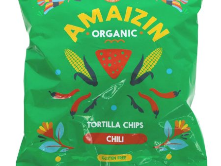 Amaizin | Bio Corn Chips Chilli | 75G Sale