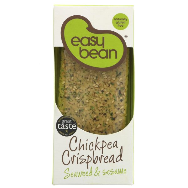 Easy Bean | Chickpea Crispbread - Seaweed | 110G For Discount