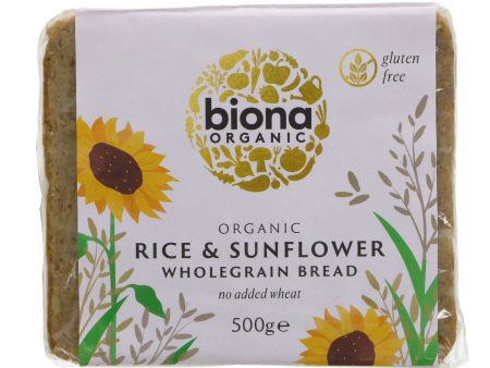 Biona | Rice Bread with Sunflower Seed - Organic and Gluten Free | 500g Sale