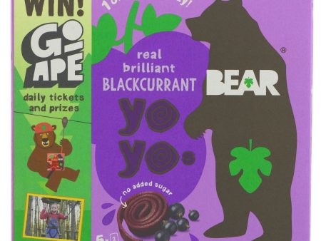 Bear | Yoyos - Blackcurrant Multipack | 5 x 20g Supply