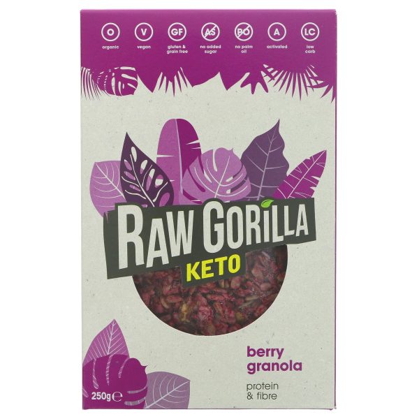 Raw Gorilla | Keto Berry Granola | 250g Sale